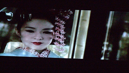 Zhang Ziyi in Memoirs of a Geisha (Rob Marshall, 2005) in which all the main female roles are played by mainland Chinese actresses. 